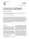 Cultural evolution as a possible triggering or causative factor of common baldness