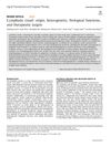 Lymphatic vessel: origin, heterogeneity, biological functions, and therapeutic targets