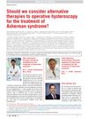 Should we consider alternative therapies to operative hysteroscopy for the treatment of Asherman syndrome?