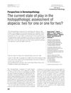 The current state of play in the histopathologic assessment of alopecia: two for one or one for two?