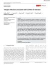 Telogen effluvium associated with COVID‐19 infection