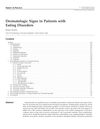 Dermatologic Signs in Patients with Eating Disorders