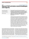 Mucosal TLR5 activation controls healthspan and longevity
